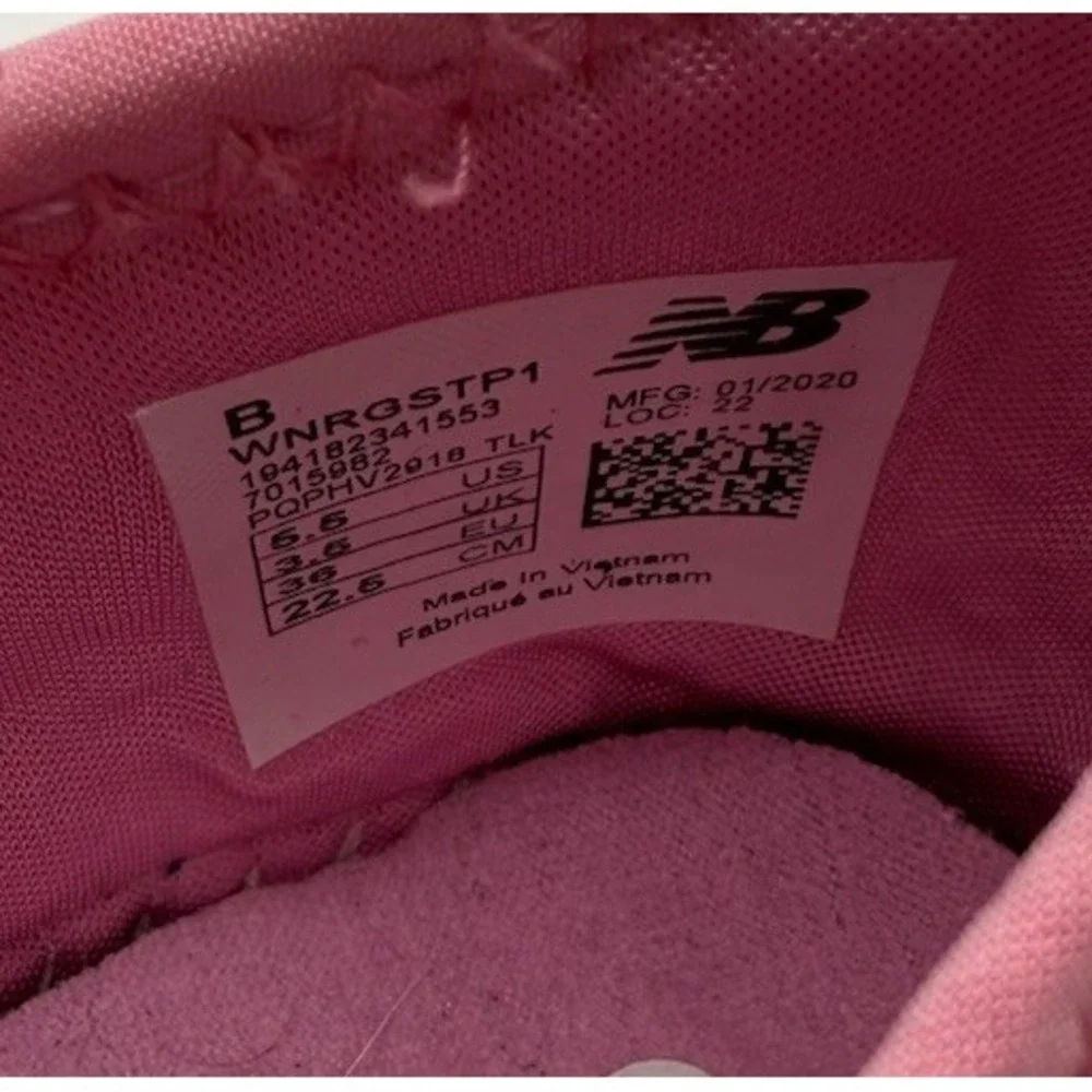 New Balance Womens Nergize Sport V1 WNRGSTP1 Pink Running Shoes Sneakers Sz 5.5